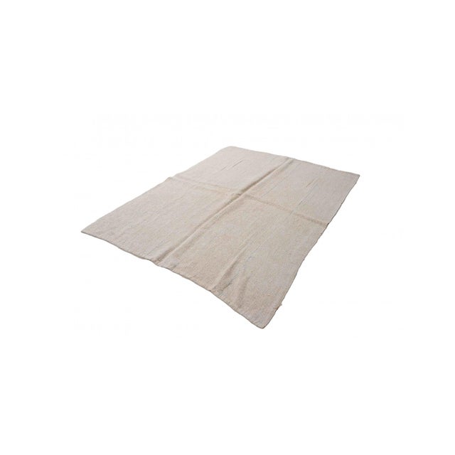 Mid-Century Modern Modern Vintage Turkish Hemp Kilim Rug - 5`10" X 7`9" For Sale - Image 3 of 6