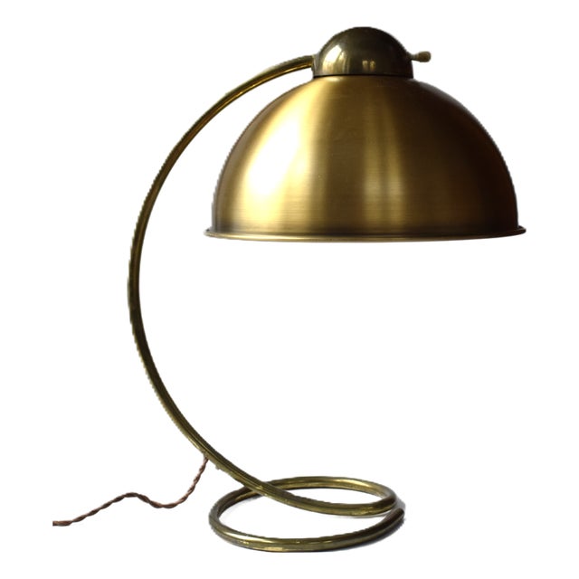Vintage Bauhaus Table Lamp by Karl Trabert for Schanzenbach & Co., 1930 For Sale