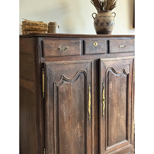 Late 19th Century French Oak Cabinet/Sideboard For Sale - Image 4 of 10