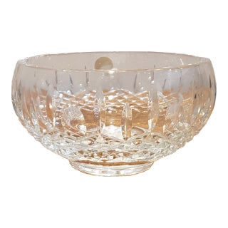 Waterford Crystal Bowl From the 1990s Nocturne Collection, Fine-Cut in the Moon Dance Pattern For Sale