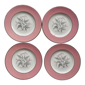 Vintage Homer Laughlin "Barclay" Bread Plates- Set of 4