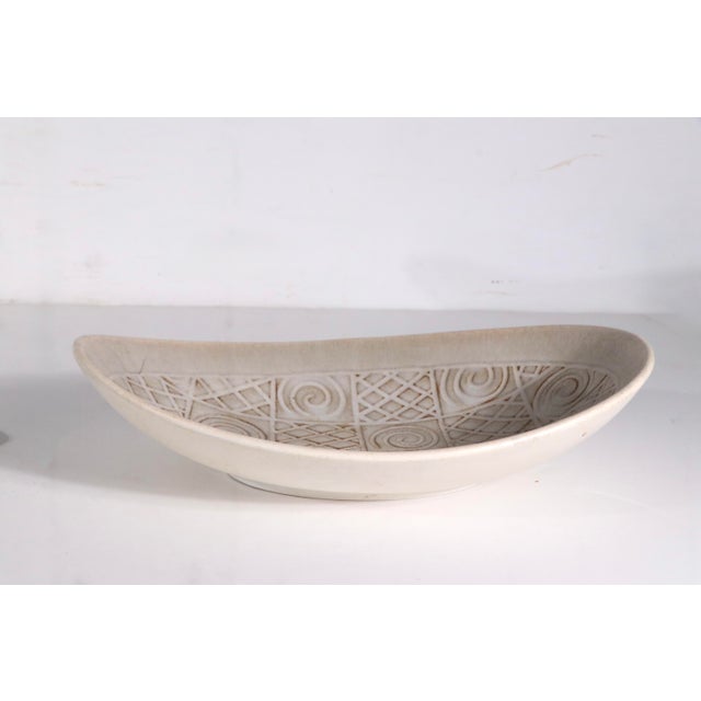 Sand Mid Century Ethno Pottery Bowl by Jasba Made in Germany C 1950/60's For Sale - Image 8 of 11