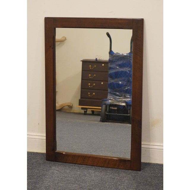 American Young Hinkle Solid Knotty Pine Rustic Americana 26" Mirror 446-206 For Sale - Image 3 of 6