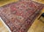 19th Century Persian Heriz Serapi Rug, Hand-Knotted Wool, Geometric Pattern, Red & Green Vegetable Dyes, 9x12 For Sale - Image 12 of 13