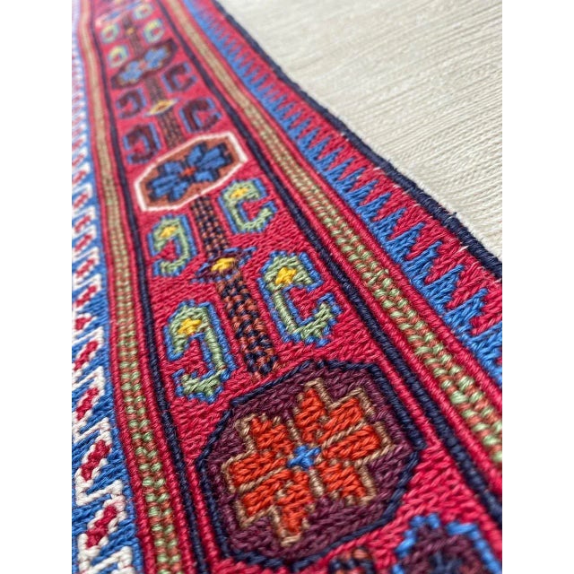 Vintage Azerbaiydjan Sumak Rug For Sale - Image 15 of 18