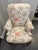 Wood Accent Chair Vintage French With Designer Embroidered Fabric For Sale - Image 7 of 10