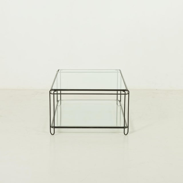 Black Mid-Century Italian Coffee Table, 1970s For Sale - Image 8 of 8