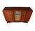 Art Deco Walnut Sideboard with Glazed Display Cabinet, 1930 For Sale - Image 3 of 18
