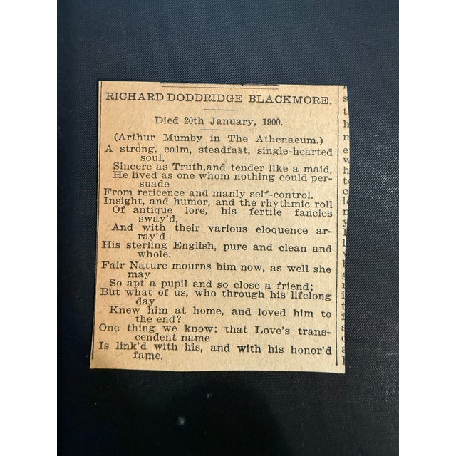Antique 1890s Lorna Doone 2-Volume Gilt Set With Original Dust Jackets - Pair For Sale - Image 16 of 16