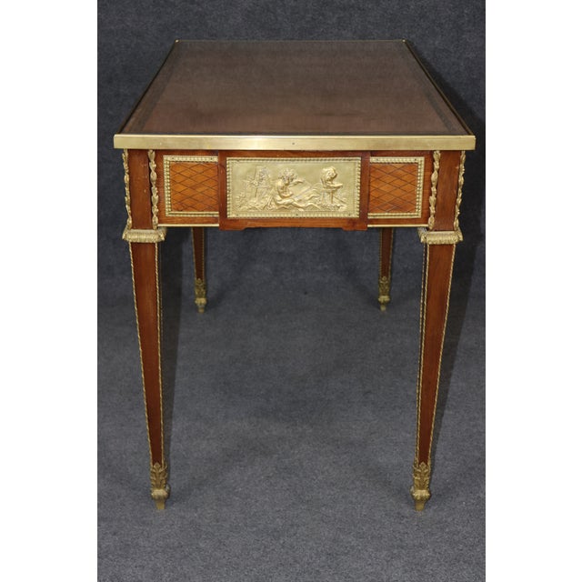 Bronze Mounted Writing Desk Attributed to Linke Manner of Jean Henri Riesner For Sale In Philadelphia - Image 6 of 13