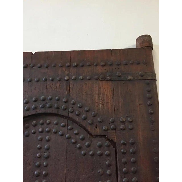 Antique Large Moroccan Moorish Antique Ryad Studded Door 19th C. For Sale - Image 17 of 18