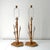 Late 20th Century Bamboo Tole Table Lamps With Pagoda; A Pair For Sale - Image 9 of 10