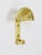 Postmodern Brass Wall Coat Hook attributed to Ettore Sottsass for Valli & Valli, Italy, 1985 For Sale - Image 14 of 18