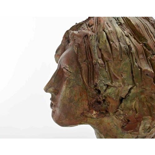 Sirio Pellegrini, Portrait, 1960s, Terracotta For Sale - Image 4 of 5