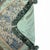 1920s Antique Silk Tapestry Cushion Cover With Tassel Fringe, Blue & Ivory Floral, 23"x23" For Sale - Image 5 of 5