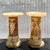 Vintage Italian Carved Alabaster Pedestals - a Pair For Sale - Image 9 of 10