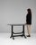 Metal Industrial Table with Wrought Iron Legs and Stone Top, Antique, France, 20th Century For Sale - Image 7 of 11