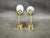 An elegant pair of wall lights produced by kamenický šenov, czechoslovakia, during the 1970s. Their refined composition...