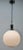 Mid-Century Scandinavian Pendant Light with Optical Opaline Shade For Sale - Image 6 of 11