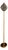 Canne Colorful Balloon Brass Glass Floor Lamp by Magic Circus Editions For Sale