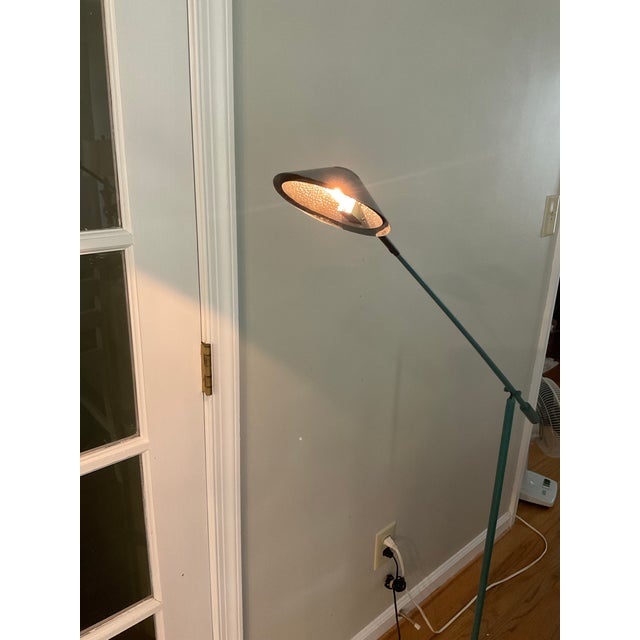 Metal Late 20th Century Robert Sonneman for George Kovacs Feather Floor Lamp For Sale - Image 7 of 9