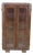 Antique Art Deco Mahogany Curio Cabinet Bookcase Console 42" For Sale