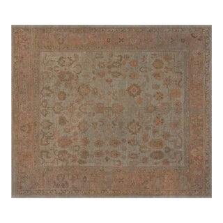 1920s Turkish Oushak Rug For Sale
