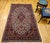 Early 20th Century Kashan Rug, Hand-Knotted Wool, Floral Design, Ivory & Blue, 4x7 For Sale - Image 4 of 17