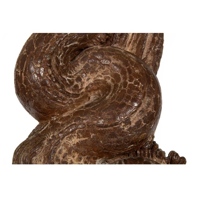 French Modernist Stoneware Sculpture “Serpent” (1946) by Marcel Derny For Sale - Image 18 of 18