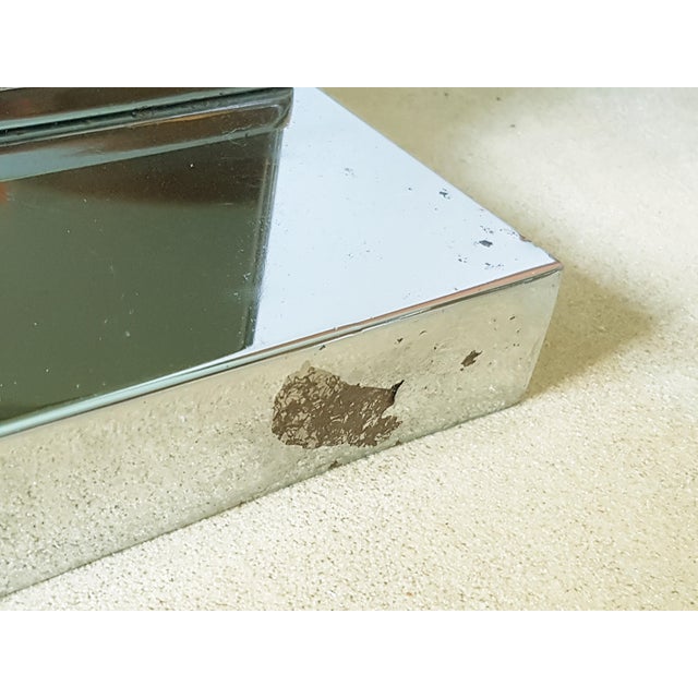 Chrome-Plated Metal & Smoked Glass 2 Neon Floor Lamp, 1970s For Sale - Image 16 of 18