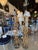 1970s Vintage Modern Italian Bamboo & Chrome Floor Lamps Newly Wired - Pair For Sale - Image 5 of 13