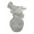 Circa 1950-1960s Love Birds Glass Perfume Bottle by Lalique For Sale