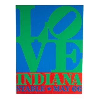 1971 Love Stable Serigraph Poster by Robert Indiana For Sale