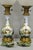 Antique French Napolean III Hand Painted Porcelain Oil Lamp Table Lamps - A Pair For Sale - Image 13 of 14
