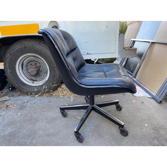 1980s Knoll Charles Pollock Chair For Sale In Sacramento - Image 6 of 11