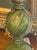 Late 20th Century Pair of Vintage Murano Green Glass Lamps For Sale - Image 5 of 5