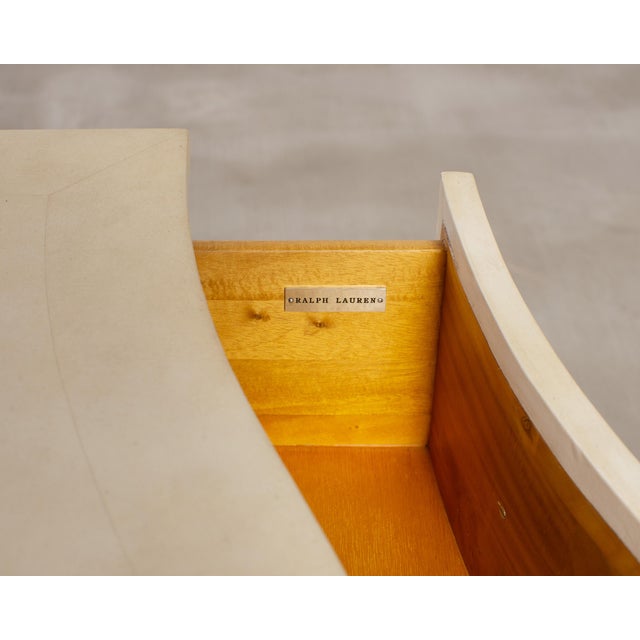 Metal Ralph Lauren Art Deco Style Beauworth Parchment Chest For Sale - Image 7 of 17