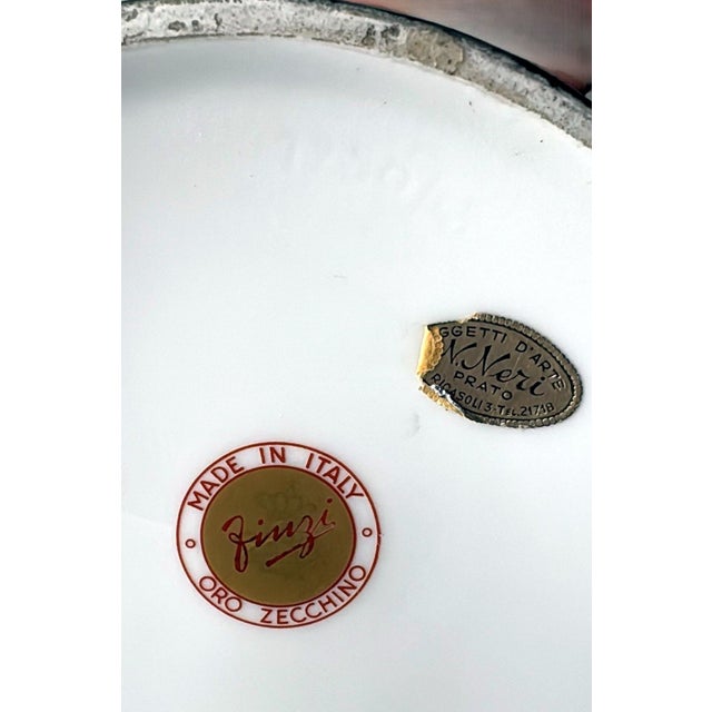 Finzi “Oro Zecchino” Decorated Ceramic Vase For Sale - Image 15 of 18