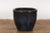 Mid-Century Modern Vintage Thai Oversized Shigaraki Style Namako Glazed Planter with Wave Effects For Sale - Image 3 of 13