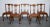 Lovely Chippendale Style Set of 5 Dining Chairs. A set of Chippendale style dining chairs with leather seats is a perfect...