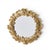 Jay Strongwater Lola Ginkgo Leaf Gilt Round Wall Mirror This mirror measures: 23.5 wide x 1.75 deep x 23.5 inches high...