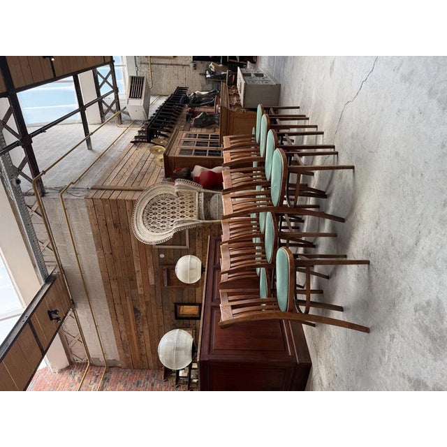 Bistro Chairs in Beech, Set of 14 For Sale - Image 11 of 11