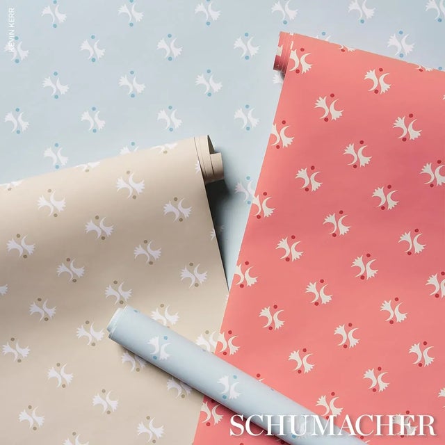 2020s Schumacher Lavigne Wallpaper In Natural For Sale - Image 5 of 5