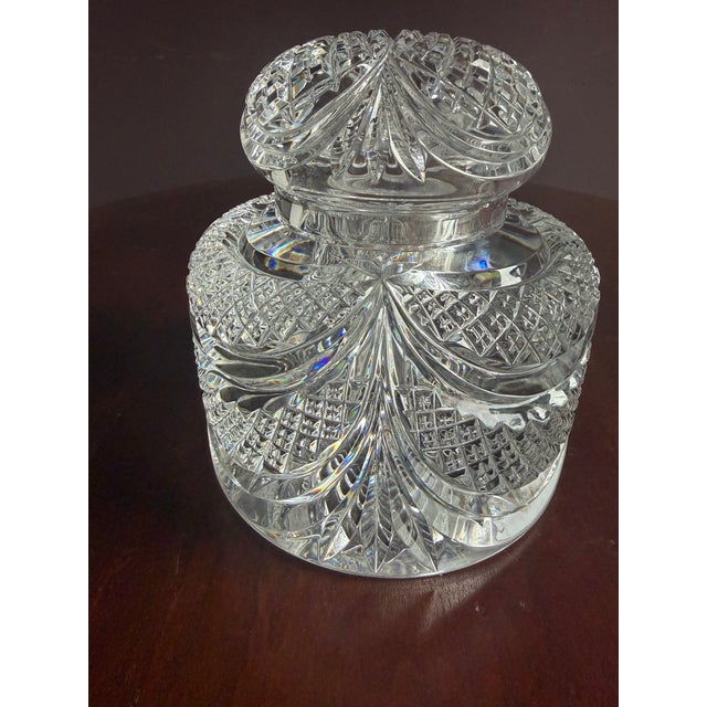 1990s Baccarat Extremely Rare Limited Edition Flaubert Ink Well # 242 of 300 Made. Like New Condition. For Sale - Image 5 of 11