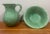 Mid 20th Century Mid-Century Ceramic Pitcher & Bowl Set- 2 Pieces For Sale - Image 5 of 11