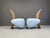 Blue Bobo Lounge Chairs by Dietmar Scharping for Dauphin, 2000s, Set of 2 For Sale - Image 8 of 9