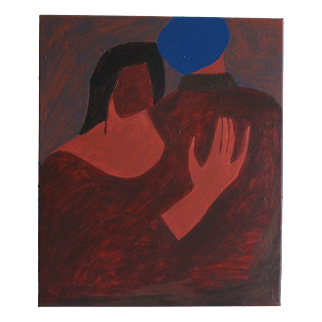 Bodasca, Peinture Figurative Couple Near You, 2026, Acrylic Painting on Canvas For Sale