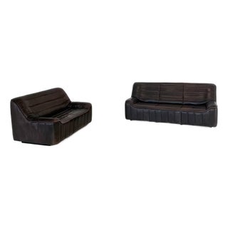 DS 84 Neck Leather Sofa from de Sede, Set of 2 For Sale