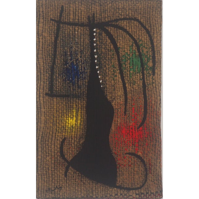 Joan Miro, Femme à l'arc en ciel, Lithograph For Sale - Image 5 of 5