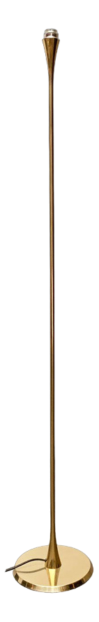 Vintage Hollywood Regency Style Model Lonea Floor Lamp in Brass by Florian Schulz